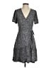 MICHAEL Michael Kors Print Gray Casual Dress Size S - photo 1