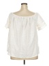Lane Bryant Ivory Short Sleeve Blouse Size 18 - 20 Plus - photo 2