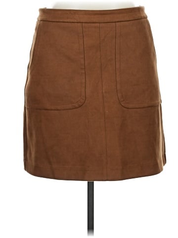 Ann Taylor LOFT Outlet Faux Leather Skirt (view 1)