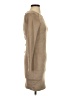 Bebe Solid Tan Casual Dress Size S - photo 4
