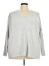 Terra & Sky Silver Pullover Sweater Size 3X - photo 1