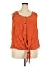 Universal Thread 100% Lyocell Orange Sleeveless Blouse Size 2X - photo 1