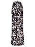 WAYF 100% Polyester Animal Print Blue Casual Pants Size S - photo 1