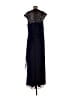 Unbranded 100% Polyester Black Blue Dress Size 14 - photo 2