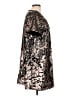 1.State 100% Polyester Silver Cocktail Dress Size L - photo 4