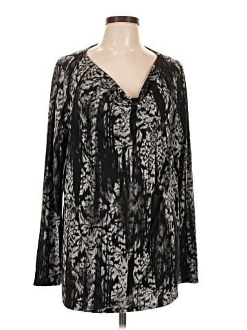 Simply Vera Vera Wang Long Sleeve Top (view 1)
