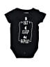 Jumping Beans 100% Cotton Graphic Black Short Sleeve Onesie Size Newborn - photo 1