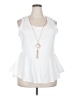 Urban Rose White Sleeveless Blouse Size 3X - photo 1