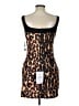 Jodi Kristopher Animal Print Brown Cocktail Dress Size XL - photo 2