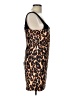 Jodi Kristopher Animal Print Brown Cocktail Dress Size XL - photo 4