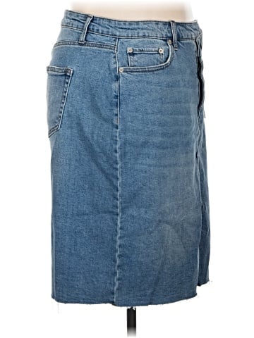 FASHION TO FIGURE Denim Skirt (view 1)