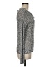 Aqua Metallic Silver Pullover Sweater Size M - photo 4
