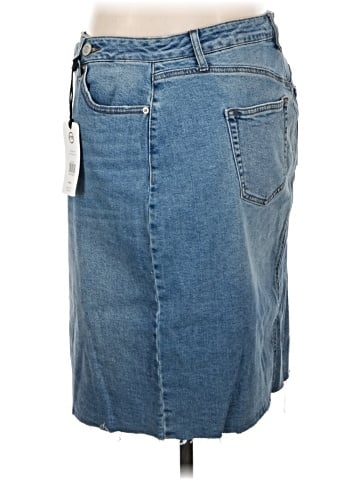 FASHION TO FIGURE Denim Skirt (view 2)