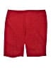 Christin Michaels Solid Red Athletic Shorts Size 12 - photo 1