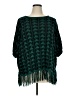 Relativity 100% Acrylic Green Poncho Size 1X - photo 1