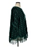 Relativity 100% Acrylic Green Poncho Size 1X - photo 4