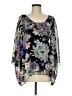 Sioni Black 3/4 Sleeve Blouse Size M - photo 1