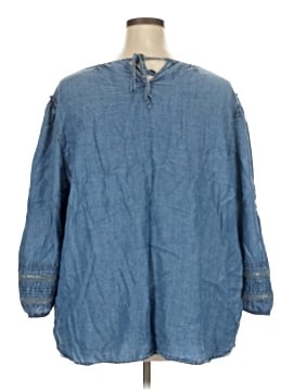 LC Lauren Conrad 3/4 Sleeve Blouse (view 2)