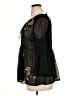 Torrid 100% Polyester Black 3/4 Sleeve Blouse Size 1X Plus (1) - photo 5