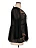 Torrid 100% Polyester Black 3/4 Sleeve Blouse Size 1X Plus (1) - photo 4