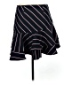 Express Stripes Black Casual Skirt Size 8 - photo 2