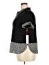 Elle Houndstooth Black Short Sleeve Blouse Size XXL - photo 5