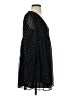 Sunday Best 100% Polyester Polka Dots Black Casual Dress Size XS - photo 4