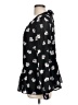 Ann Taylor LOFT 100% Polyester Black Long Sleeve Blouse Size L - photo 5