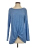 Shibever Blue Long Sleeve Top Size S - photo 1