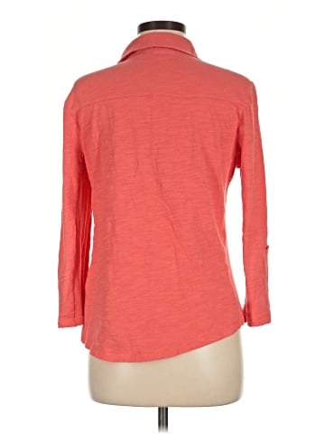 Jones New York 3/4 Sleeve Button-Down Shirt (view 2)