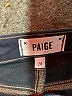 Paige Chevron-herringbone Blue Jeans Size 28 waist - photo 4