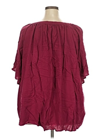 BLOOMCHIC Short Sleeve Blouse (view 2)