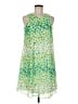 Calvin Klein 100% Polyester Print Green Cocktail Dress Size 6 - photo 1