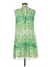 Calvin Klein 100% Polyester Print Green Cocktail Dress Size 6 - photo 2