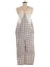 Free People 100% Cotton Houndstooth Gray Overalls Size L - photo 2