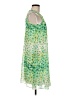 Calvin Klein 100% Polyester Print Green Cocktail Dress Size 6 - photo 4