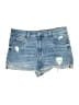 H&M Blue Denim Shorts Size 10 - photo 1