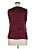 Notations Burgundy Sleeveless Blouse Size XL - photo 2