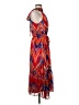 Donna Ricco 100% Polyester Red Cocktail Dress Size 6 - photo 4