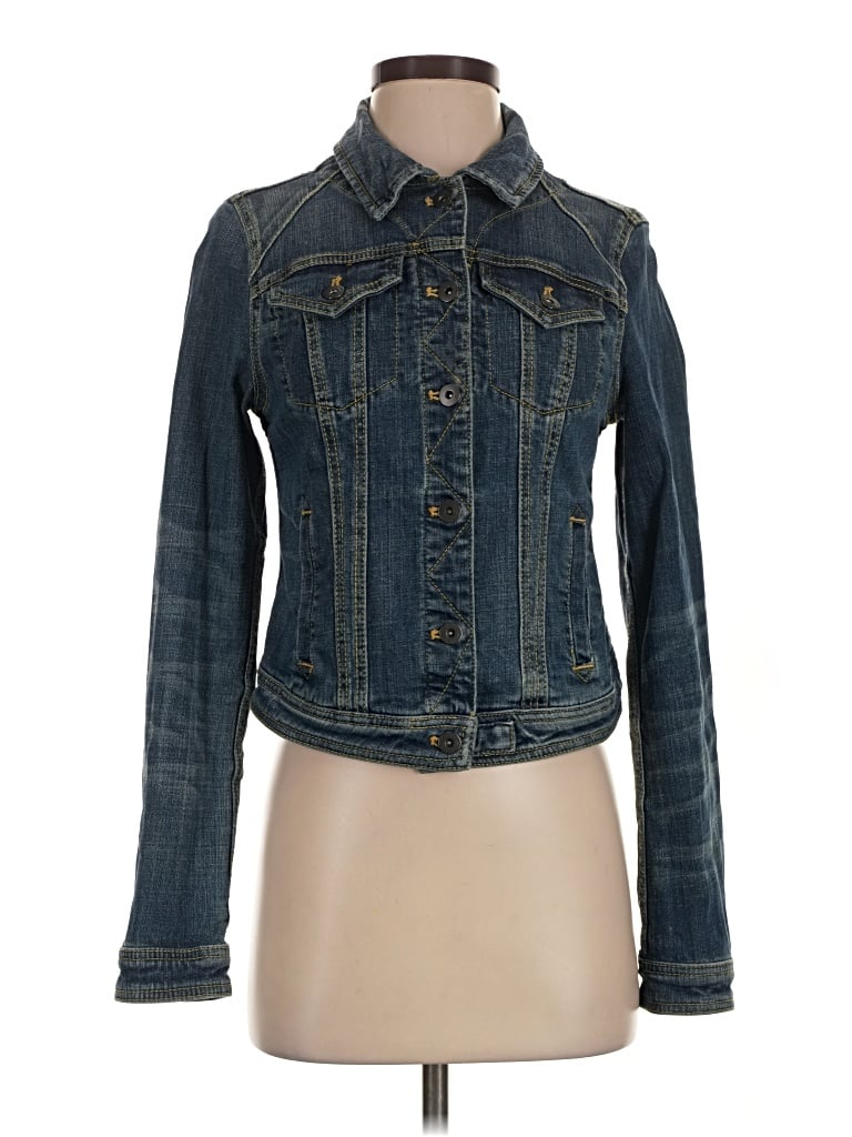 Pre-owned Pilcro By Anthropologie Denim Jacket In Blue