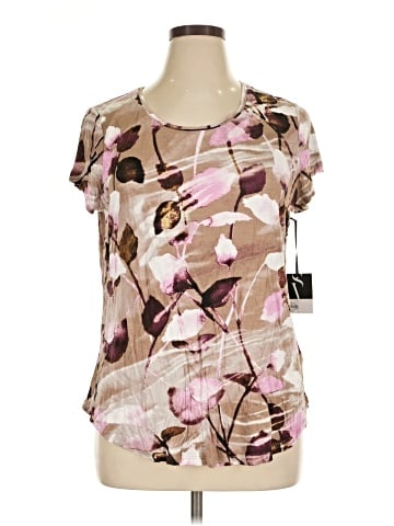 Simply Vera Vera Wang Short Sleeve Blouse (view 1)