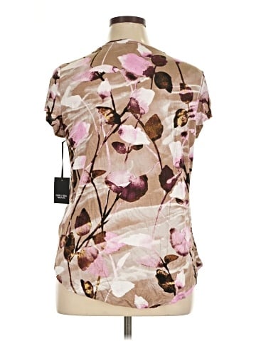 Simply Vera Vera Wang Short Sleeve Blouse (view 2)