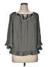 Max Studio 100% Polyester Gray 3/4 Sleeve Blouse Size XL - photo 1