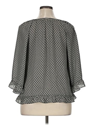 Max Studio 3/4 Sleeve Blouse (view 2)