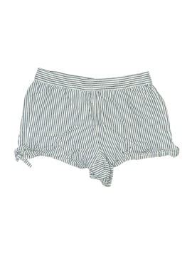 Madewell Pull-On Side-Tie Shorts in Chambray Stripe (view 1)
