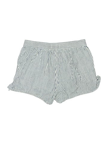 Madewell Pull-On Side-Tie Shorts in Chambray Stripe (view 2)