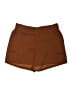 Nine West 100% Polyester Solid Brown Shorts Size L - photo 1
