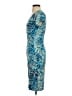 Cache Print Blue Cocktail Dress Size S - photo 5