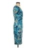 Cache Print Blue Cocktail Dress Size S - photo 4