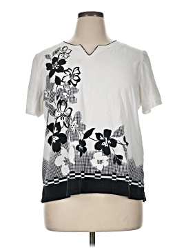 Alfred Dunner Short Sleeve Blouse